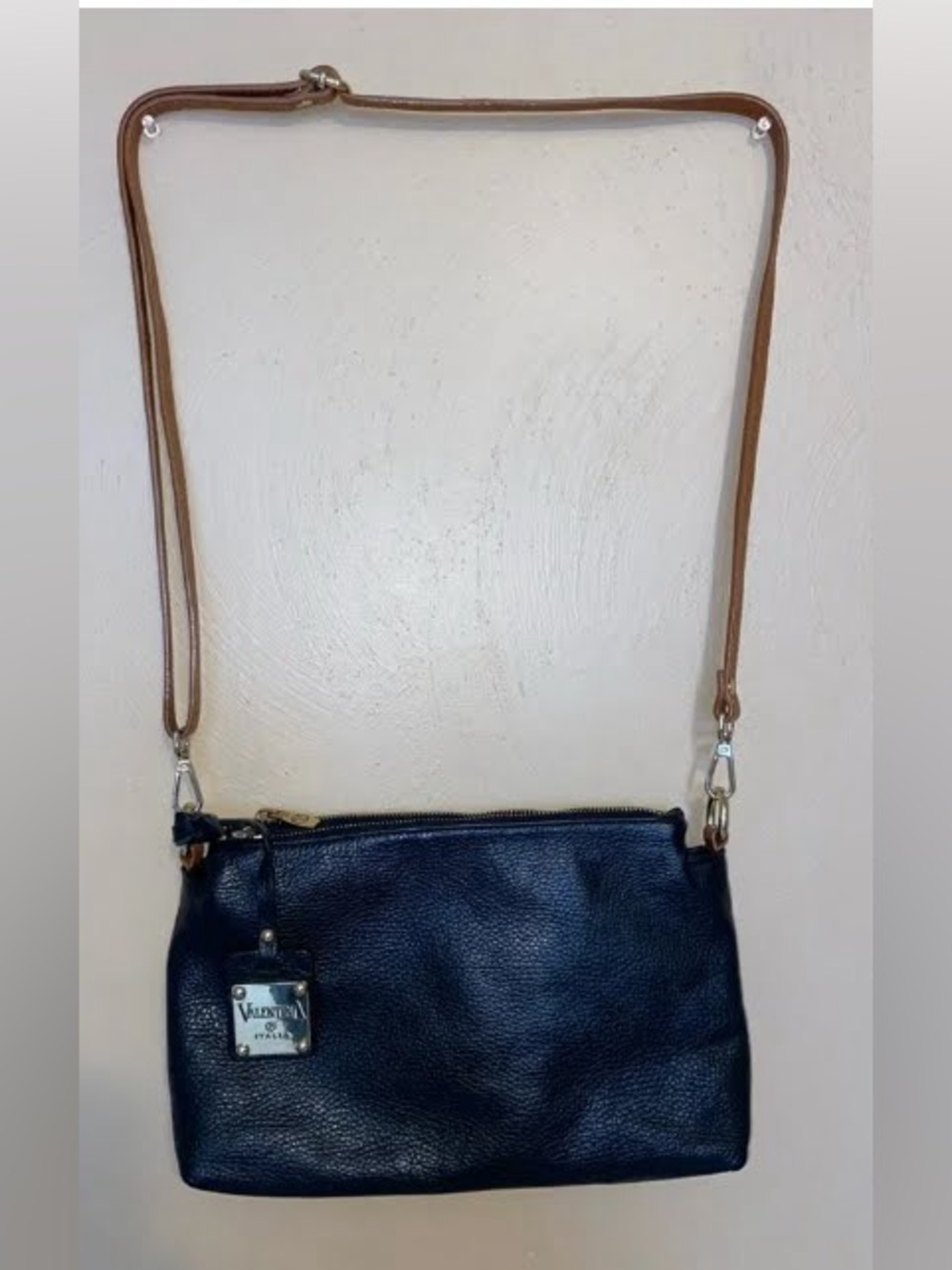 Valentina Leather Crossbody Bag